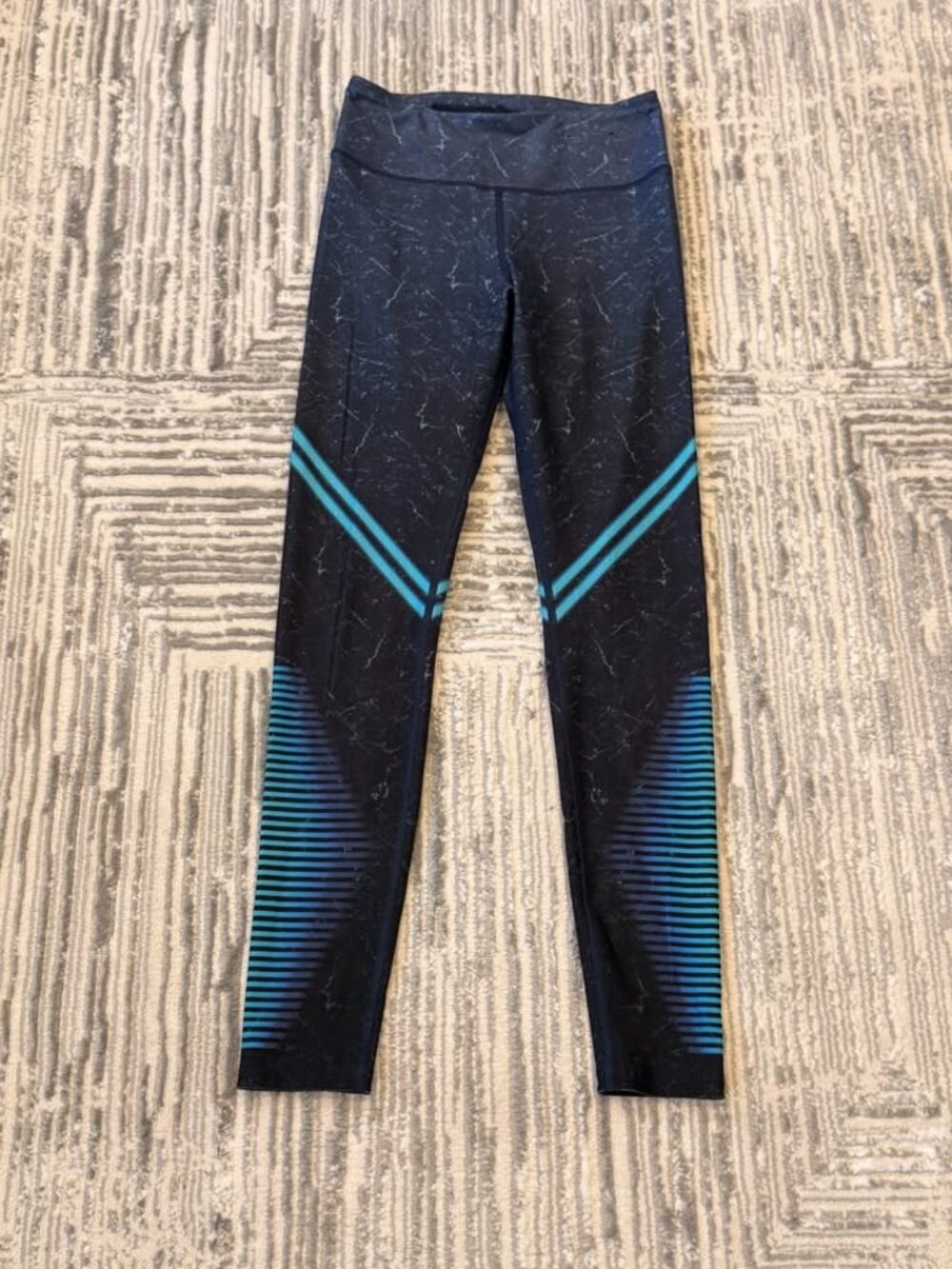 NEW Fila women's small blue/teal leggings